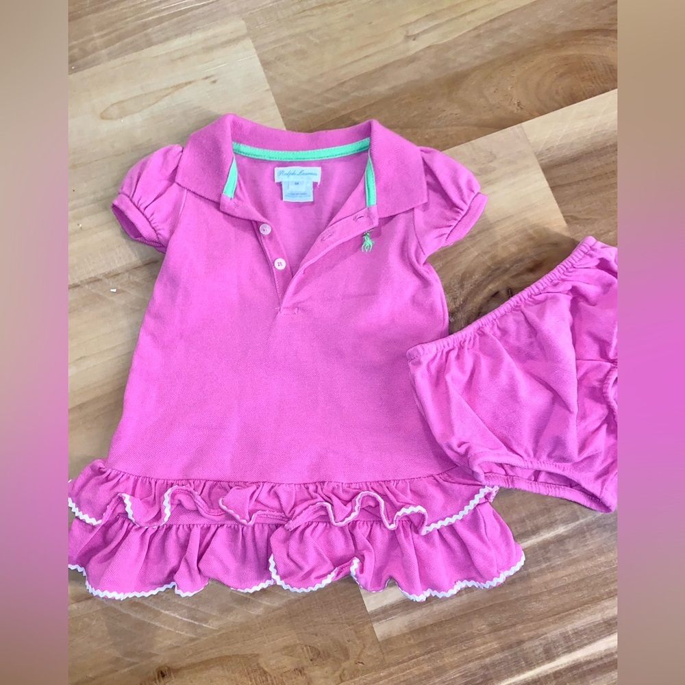 Ralph Lauren Dress and Bottoms 6M